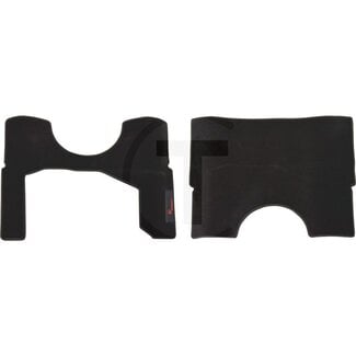 GRANIT Vloermat velours 2-delig zwart Mercedes-Benz MB Trac 1100 - 1800