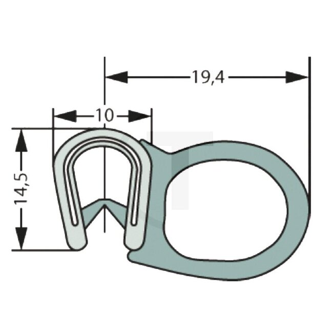 GRANIT Dichtung Tür MB Trac 700, 800, 900, 1000, 1100, 1300, 1400, 1500, 1600, 1800