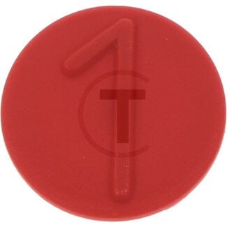 Hinged lid clip red 1 Mercedes-Benz MB Trac 700-1800