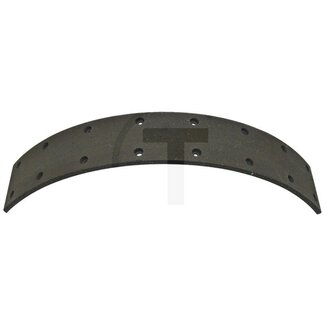 GRANIT Brake lining for foot brake 60 x 6 x 381 mm 16 holes Porsche Diesel AP16, AP17, AP18, AP22, 218, 309,A 122, P122, A133, P133, 309, 309