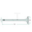 GRANIT Exhaust valve Steyr T80, T84, T86, T180, T182, T185, T280