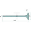Exhaust valve Renault engine AD 3.152, Super 7D