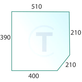 GRANIT Door screen bottom clear MB Trac 65/70, 700, 800, 900