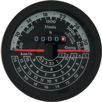 GRANIT Tractormeter clockwise rotation 30 km/h, 6 gears