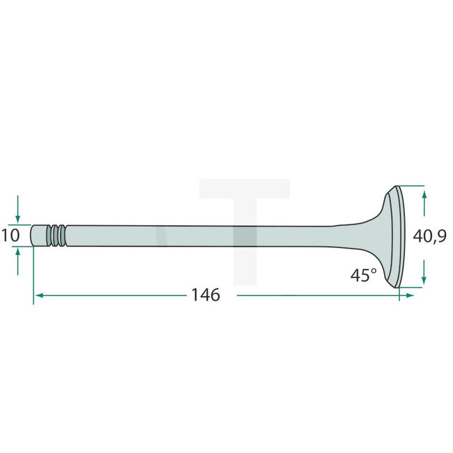 GRANIT Soupape d'échappement - 15402646, 3136915R2