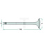 GRANIT Uitlaatklep motor D-155 - D-358, DT-239, DT-358 McCORMICK / IHC | 3055056R2