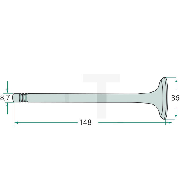 GRANIT Einlassventil McCORMICK / IHC DLD 2, DED3, DGD 4, D212 - D432
