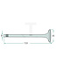 GRANIT Uitlaatklep FL612, FL712, FL812 motor - 154042015