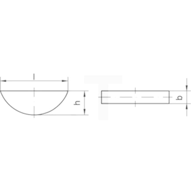 GRANIT Halve maan spie Hanomag - 1550992540003