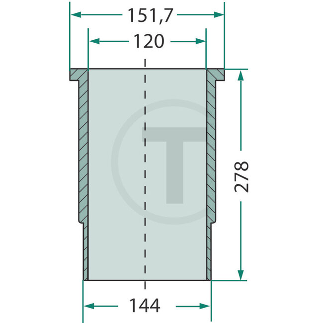 GRANIT Liner Ø 120 mm D962 engine