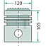 GRANIT Kolben Ø 120 mm Motor D 941 Hanomag Robust 800