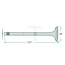 GRANIT Exhaust valve engine D 14, D 21, D 28 Hanomag