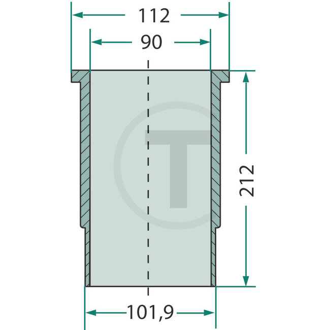 GRANIT Cilinderbus Ø 90 mm Hanomag motor D 14, D 21, D 28