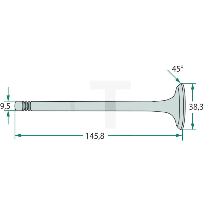 GRANIT Soupape d'échappement - 15405173, C7NN6505E, 81818709