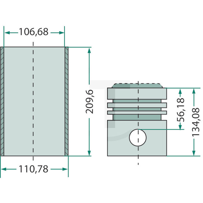 GRANIT Kit cylindrée - 15405162