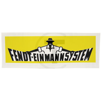 GRANIT Sticker embleem Fendt Einmannsystem Geräteträger