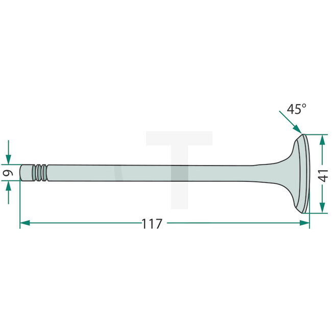 GRANIT Inlaatklep D 327 Fendt F 231 GT | F183200210080, 7701006369