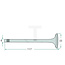 GRANIT Uitlaatklep Fendt F17L, FL236, FL120, F220GT, F17W, FW120, FW216 - 15406181