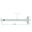 GRANIT Einlass- und Auslassventil KDW 615 Fendt F15G-F40 | F022200410150
