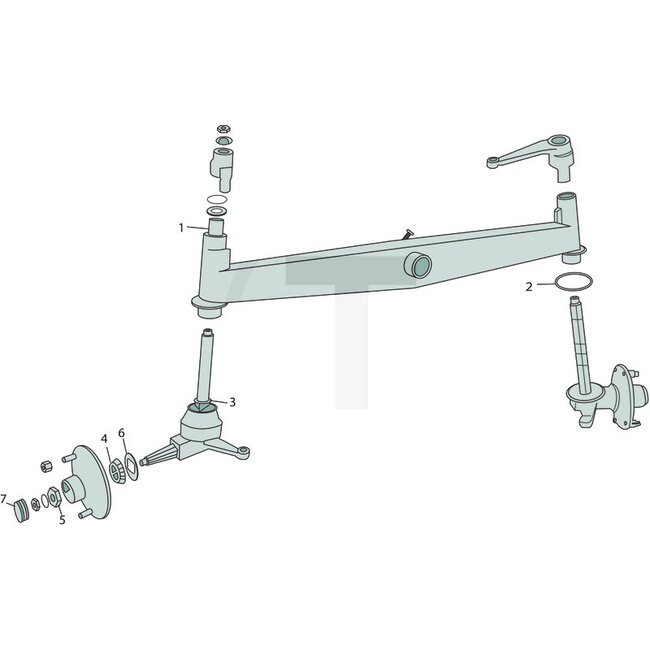 GRANIT Bearing front axle inner Eicher 3011-3017