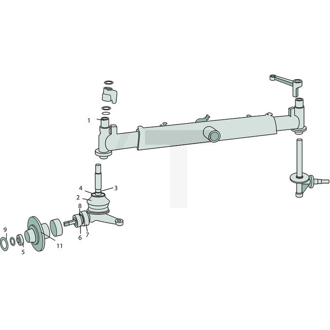 GRANIT KM-veer Eicher 3007, 3008, 3009, 3015 - 15005210, 30076020002