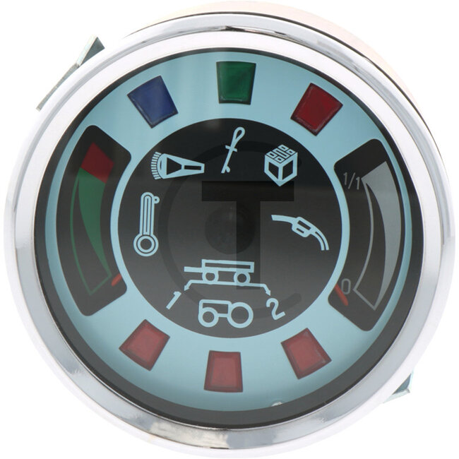 GRANIT Multifunction gauge 100 mm installation dimension only for air-cooled engines Trekkertype: alleen voor luchtgekoelde motoren engine