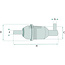 GRANIT Fuel pre-filter Ø 37 mm, height 105 mm, connection 8 mm | FF015, RT4, WK31/5(10)-SAP1