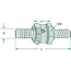GRANIT Check valve 10 mm | max. 0.25 bar | 72 mm | 26 mm - 80786, 080786