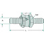 GRANIT Terugslagkleppen 12 mm - max. 0,25 bar - 70 mm - 24 mm - 374240252, 81111, 081111