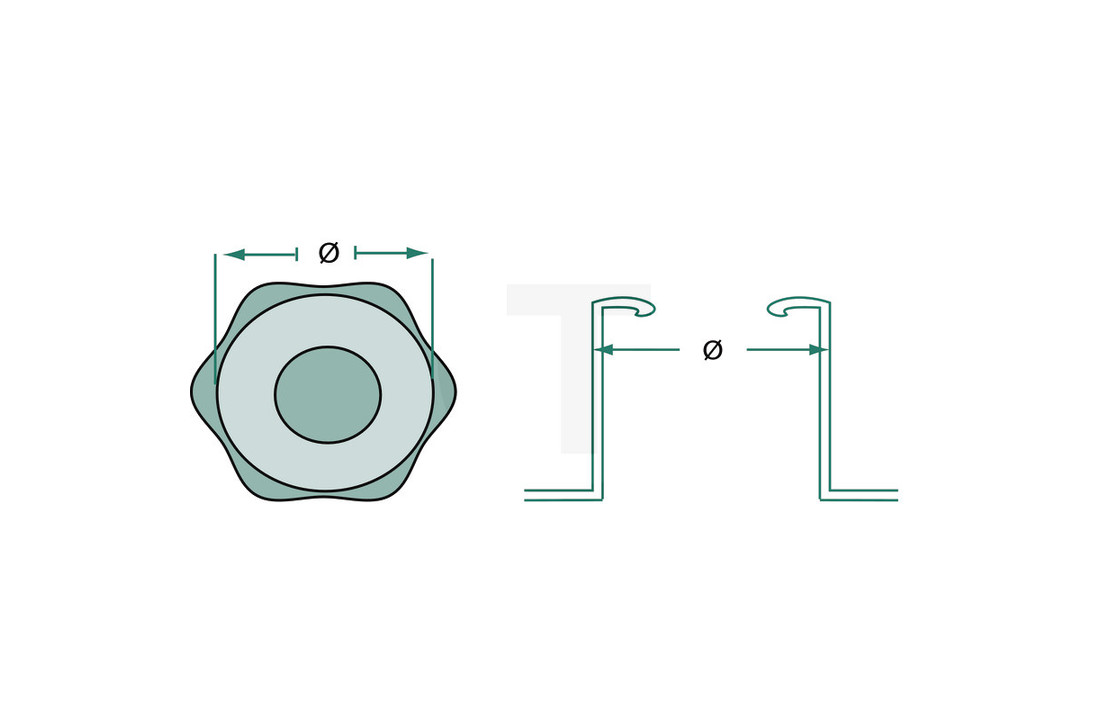 Fuel tank cap Ø 80 mm with ventilation