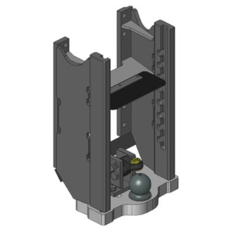 Scharmüller Hitch support (325/25/26) - with fixed ball K80 - max. vertical load 3500 kg