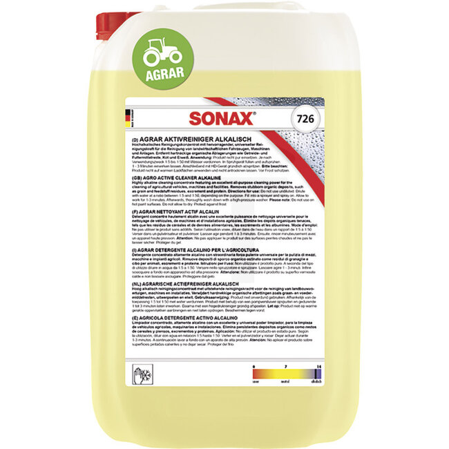 SONAX AGRAR Aktivreiniger alkalisch - 5 Liter