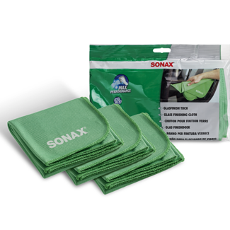 SONAX Glass finish cloth, 3 pcs