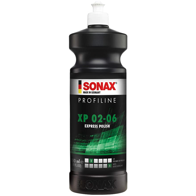 SONAX PROFILINE Express Polish XP 02-06, 1 l - 11098151 | Eenvoudige en snelle behandeling. | Geen voorkennis nodig. | Behoudt de lak.