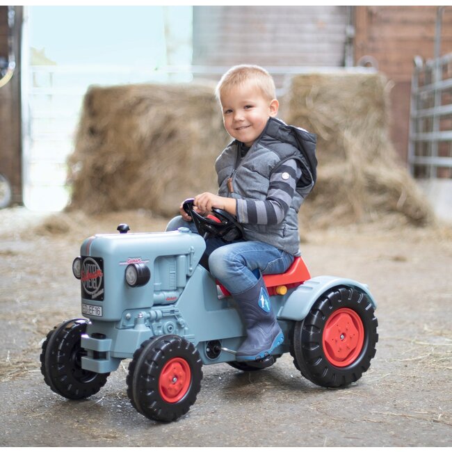 BIG Traptrekker Eicher Diesel ED16 - 60056567, 800056565 | Voor kinderen van 3 - 5 jaar | Tot 50 kg draagvermogen