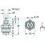 Cobo Vergrendelingsschakelaar startmotor M16 x 2, open functie (NO) | 3533170M92, 3533170M91, 2007614