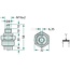 Cobo Cut-out switch For starter - 22717111000, 7700049180, 7700037337, 6005010929, 1026104 | Version: Make contact, Thread: M16, 2 blade terminals