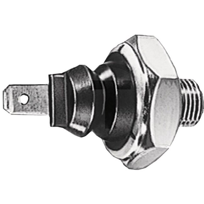 HELLA Oliedrukschakelaar Opener - 4556ZL 003259351, 6ZL003259-351, 6ZL003259351, 6ZL 003 259 351 | Uitvoering: Schroefdraad: M10 x 1, Schakeldruk: 0,3 - 0,6 bar, Vlakstekkeraansluiting | Draad: M10 x 1 | Insteekbreedte: 6,3 mm | Sleutelmaat: 24 mm | Aandraaimom