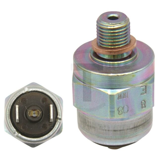 GRANIT Oliedrukschakelaar - 50704022, 131981000 | Uitvoering: Draad M10 x 1, Bedrijfsspanning: 12 volt / 24 volt, Inschakeldruk: 1,2 +- 0,2 bar, Werkdruk: 10 bar, Vlakstekkeraansluiting 6,3 x 0,8
