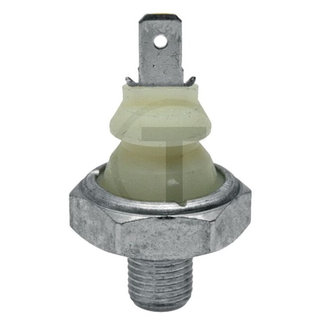 GRANIT Oliedrukschakelaar voor motor, maakcontact - 60770541049 | Uitvoering: Schroefdraad: M10 x 1, Schakeldruk: 1,8 bar, Vlakstekkeraansluiting: 6,3 mm, Sleutelgrootte: 24 mm, Kleur: wit | Passend voor: Audi, Daihatsu, Seat, Skoda, VW