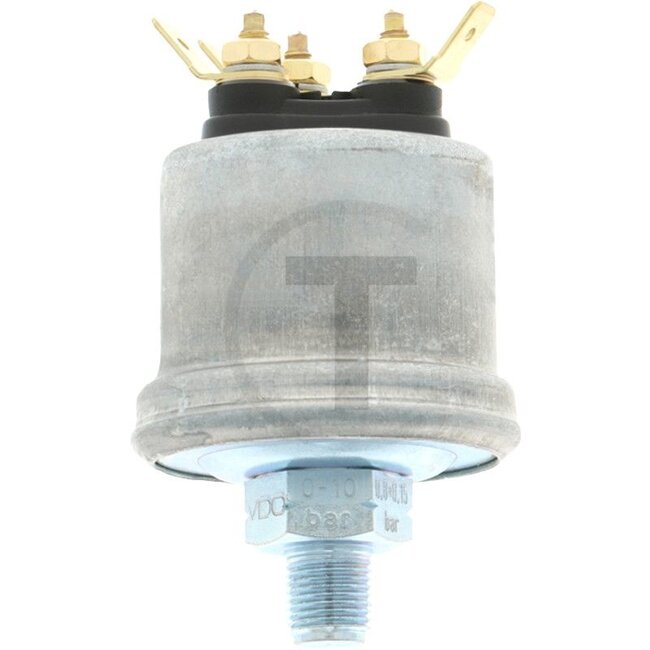 VDO Oil pressure switch - 50715327, 360-081-039-003C | Version: Thread: 1/8 - 27 NPTF, Pressure measuring range: 0 - 10 bar, Resistance values: 10 - 184 ohm, Outlet: 2-pin floating ground, Warning contact: 0.8 bar ± 0.15 bar