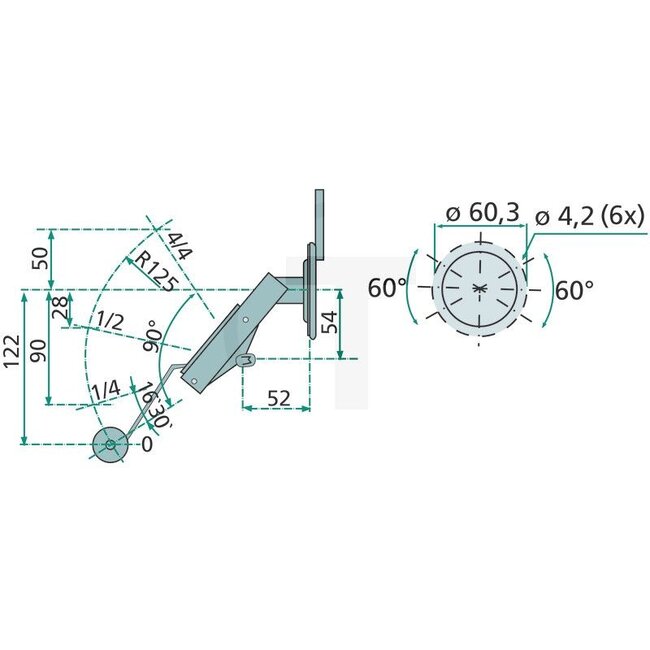Cobo Tank sensor Length: 320 mm - 22729091000 | Version: Length: 320 mm, 0 - empty 345-315 ohm 0°-2° 1/4 - full 228-185 ohm 14° 1/2 - full 128-108 ohm 45° 4/4 - full 0 - 7 ohm 88°-90°, Ø hole pattern: 60.3 mm