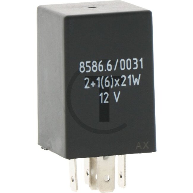 GRANIT Blinkgeber / elektronisch 12 V, 5 Anschlüsse - 70018010450, RS410M, 18010450 | Ausführung: 12 V / 2 + 1 (6) x 21 W, Warnblinkrelais