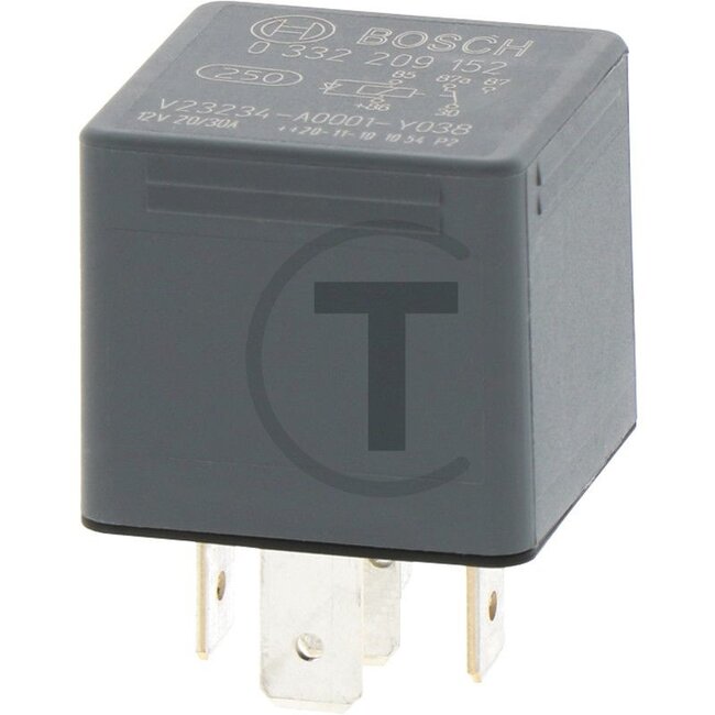 HELLA Relais Wechselkontakt 12 V, 30 - 40 A, 5-polig, 6,3 mm | 52022120, 4RD933332-371