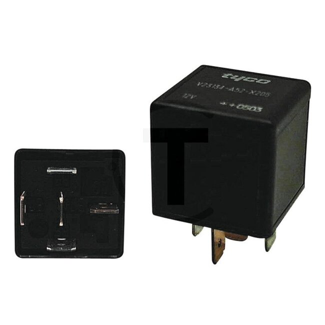 GRANIT Relais Werkstroom (wisselcontact) - 50721010, 1-40-758-024, 1-40-758-047, 160308, I1-40-758-024 | Uitvoering: 12 volt / 40 A, zonder houder, 5-polig, 6,3 mm vlakstekkeraansluiting