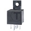 HELLA Relay Working current (make contact) - 4550011319, 01164015, 4RA933791-121, 4RA933791061, 82004463, X830250010000, 3539335M92, 14038790 | Version: 12 V / 40 A, With bracket, 5-pin, blade terminal 6.3 mm