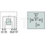 HELLA Relay Working current (make contact) - 01164015, 4RA933791-121