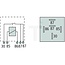 HELLA Relays relays make contact 12 V, 40 A, 5-pin, 6,3 mm | 01164015, 4RA933791-121
