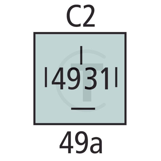 BOSCH Knipperautomaat / elektronisch 12 V, 4 aansluitingen - 2500335200041, 335200041, 0335200041 | Uitvoering: 12 V / 2 + 1 / 6 x 21 W, Montage: Klauw met gat Ø 6,4 mm, met alarmlichtfunctie | Afbeelding: 1B | Voertuigmerken: FROD, Mercedes Benz, Volvo | Beves