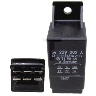 Blinkgeber / elektronisch 12 V, 6 Anschlüsse